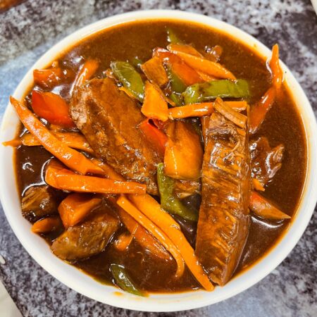 Shredded Beef in Oyster Sauce